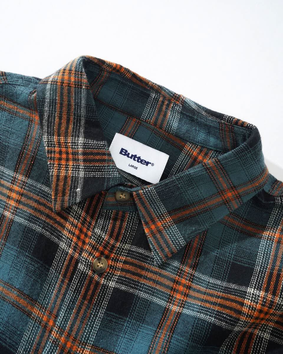 Butter Goods Swirl Plaid Shirt - Gallery Streetwear