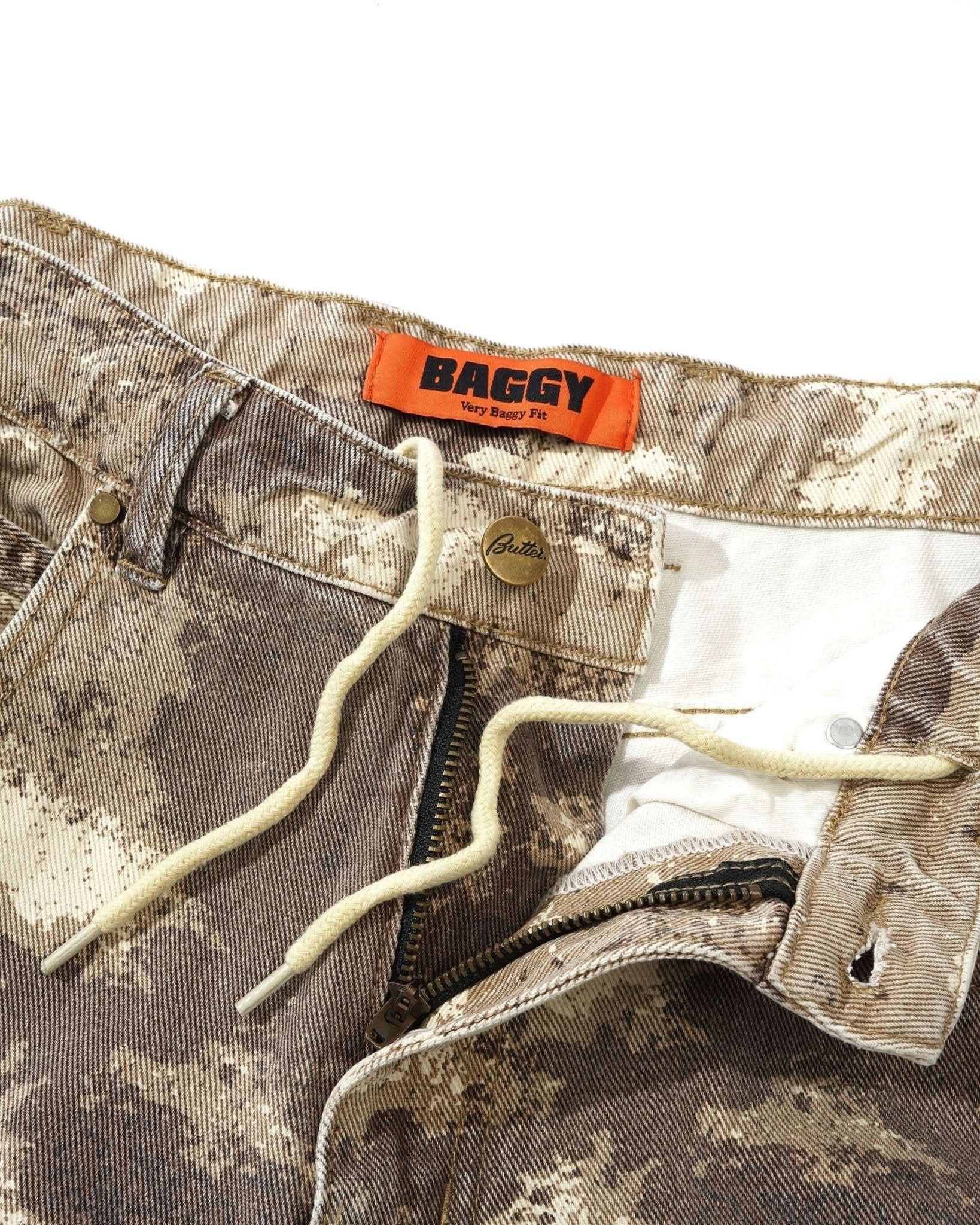 Butter Goods | Weathergear Denim Jeans – Camo 18oz Heavyweight Baggy Fit - Gallery Streetwear
