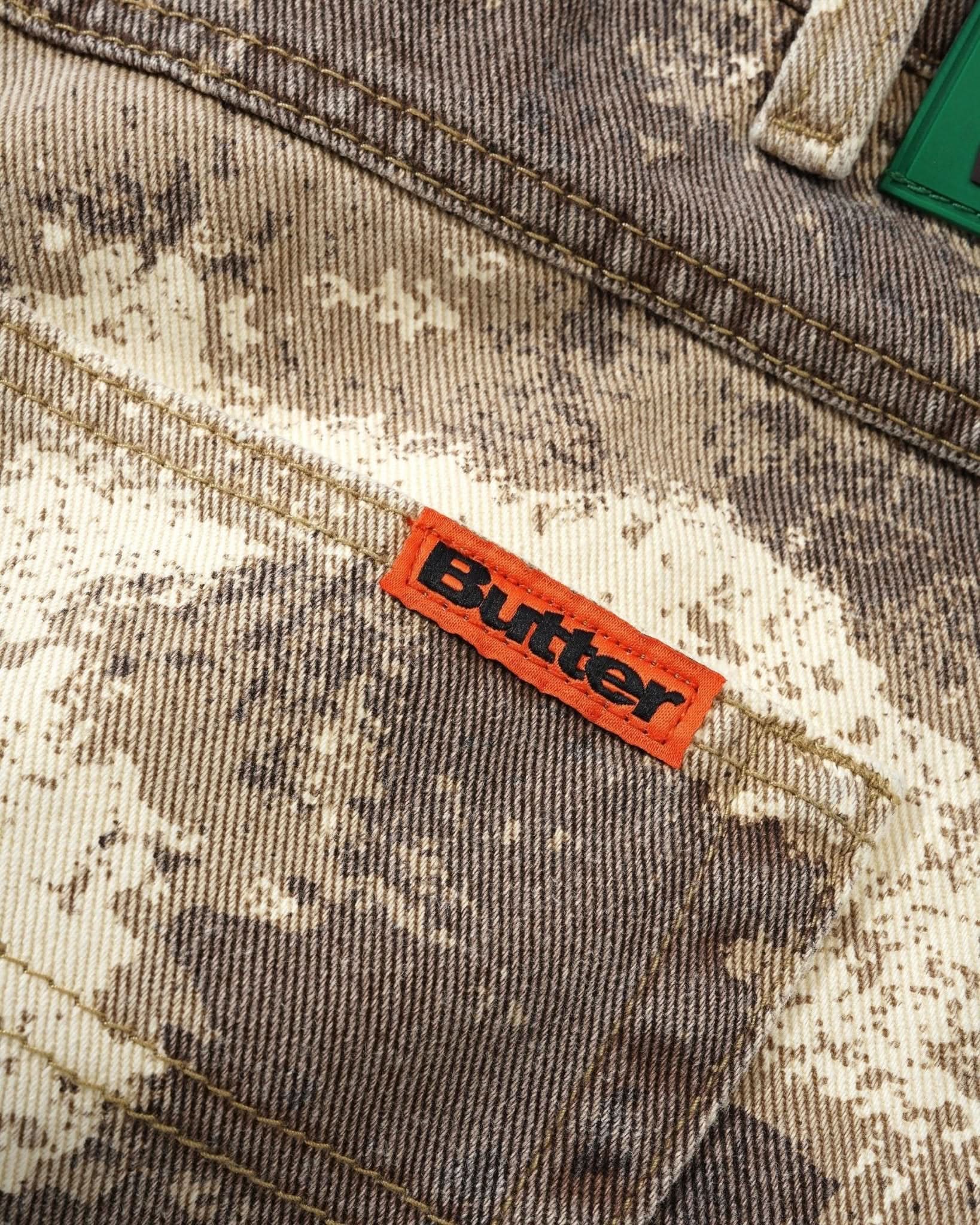 Butter Goods | Weathergear Denim Shorts – Camo Heavyweight Utility Skate Shorts - Gallery Streetwear