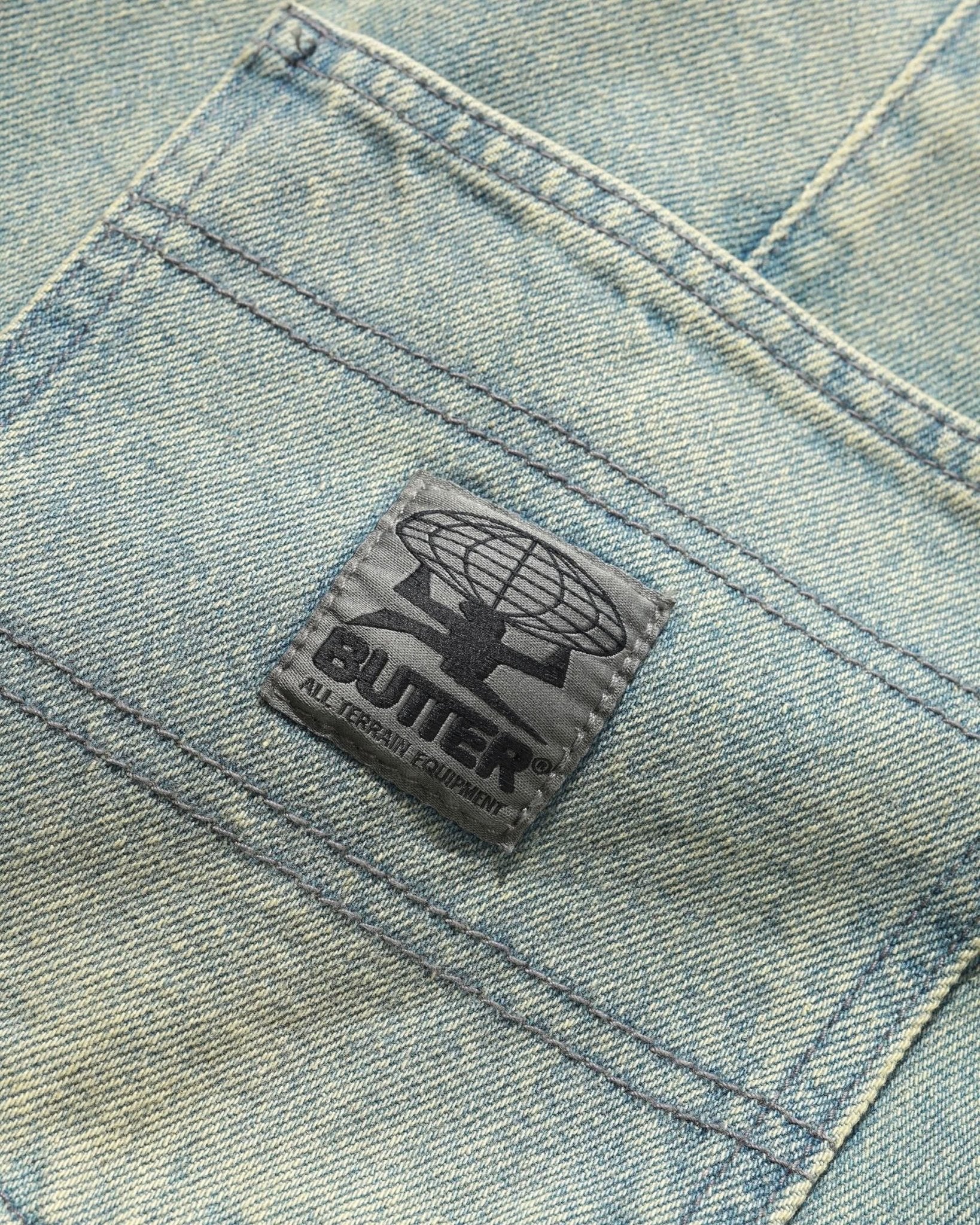 Butter Goods | Wide Cut Denim Jeans – Tinted Blue Wash - Gallery Streetwear