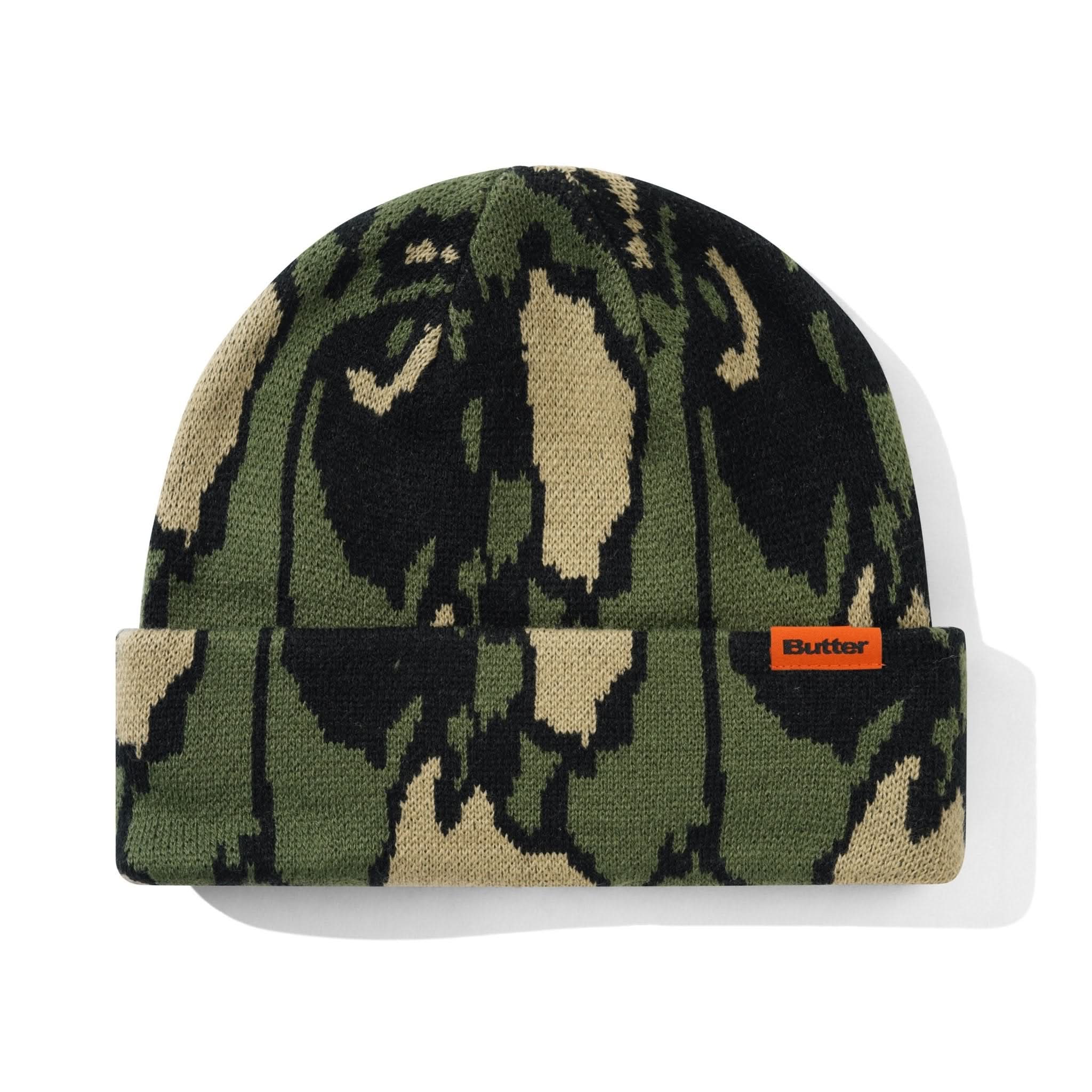 Butter Goods | Wipeout Camo Beanie - Gallery Streetwear