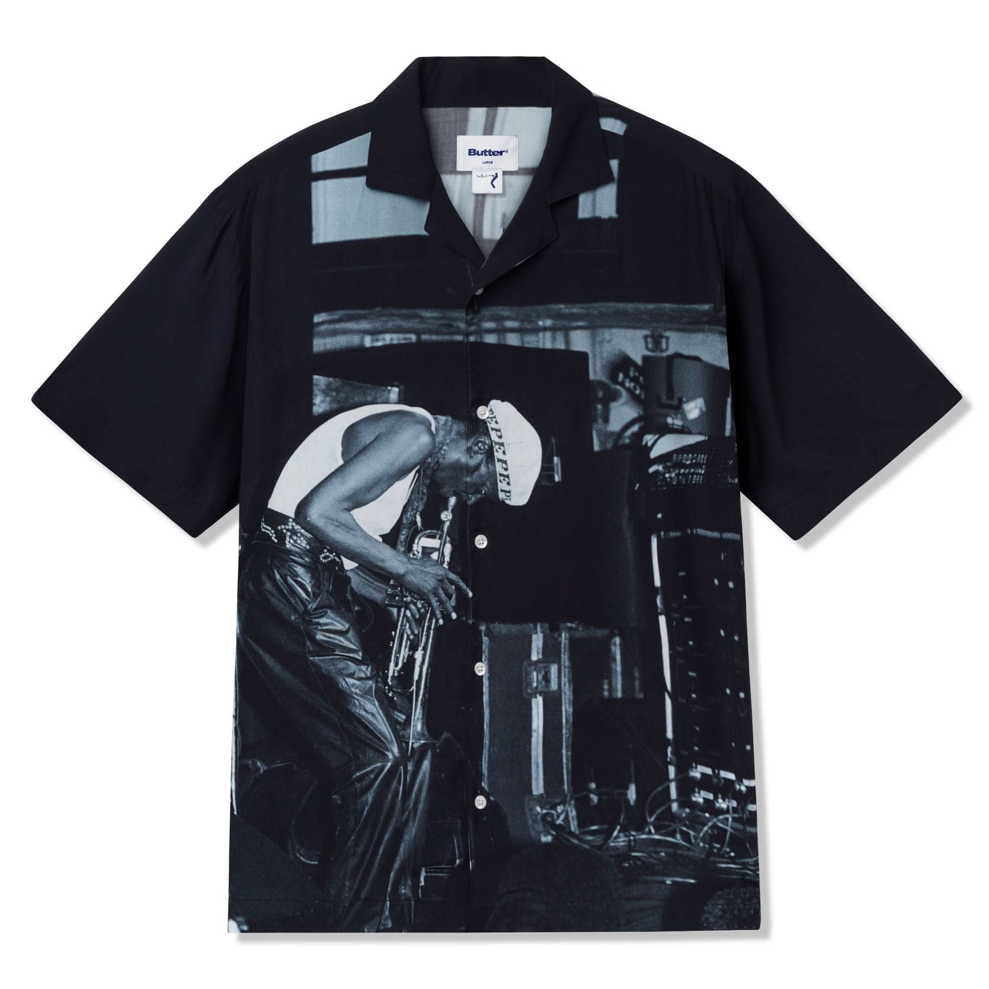 Butter Goods x Miles Davis | Savoy Rayon Button Up - Gallery Streetwear