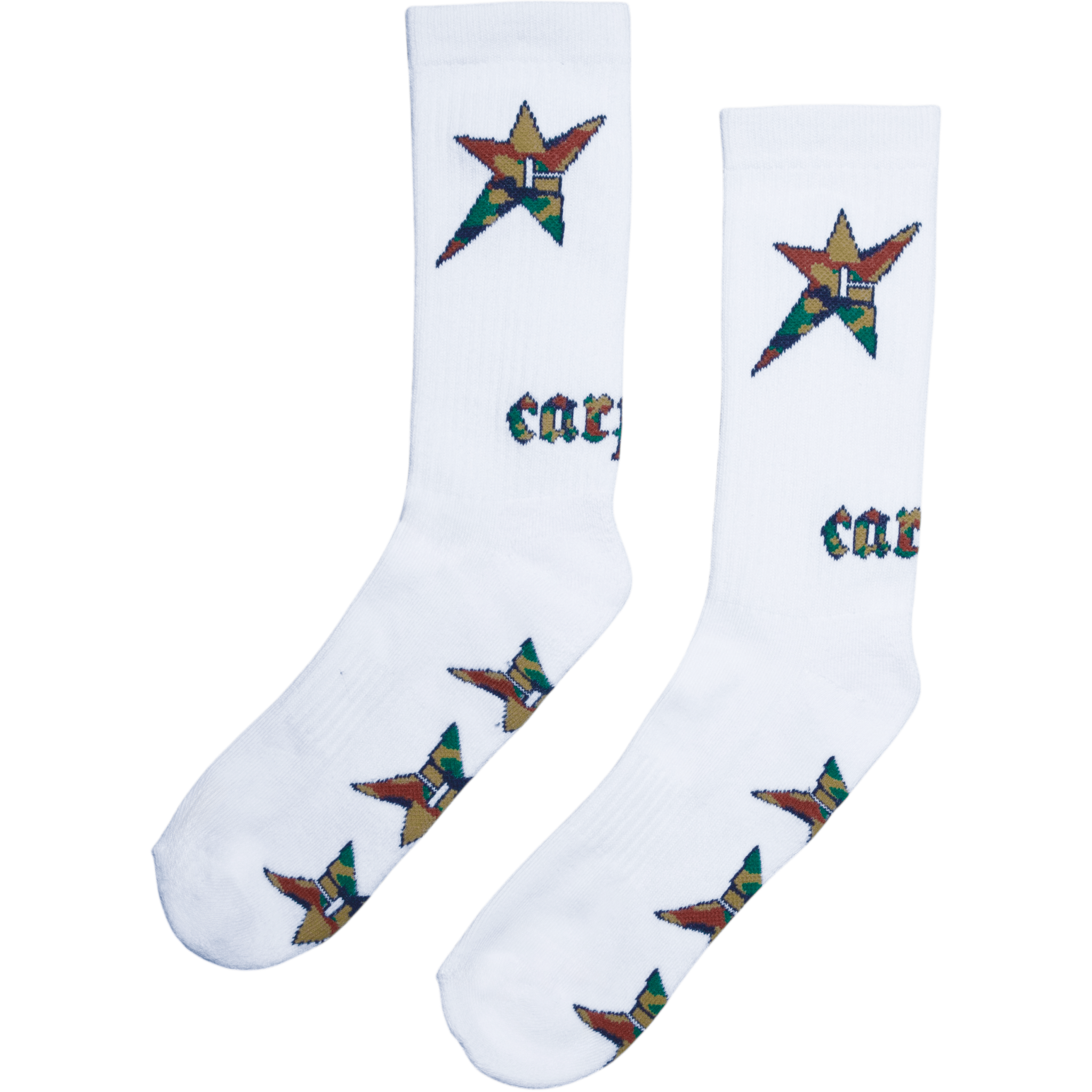 Carpet Company C - Star Socks – Camo Logo Crew Socks - Gallery Streetwear