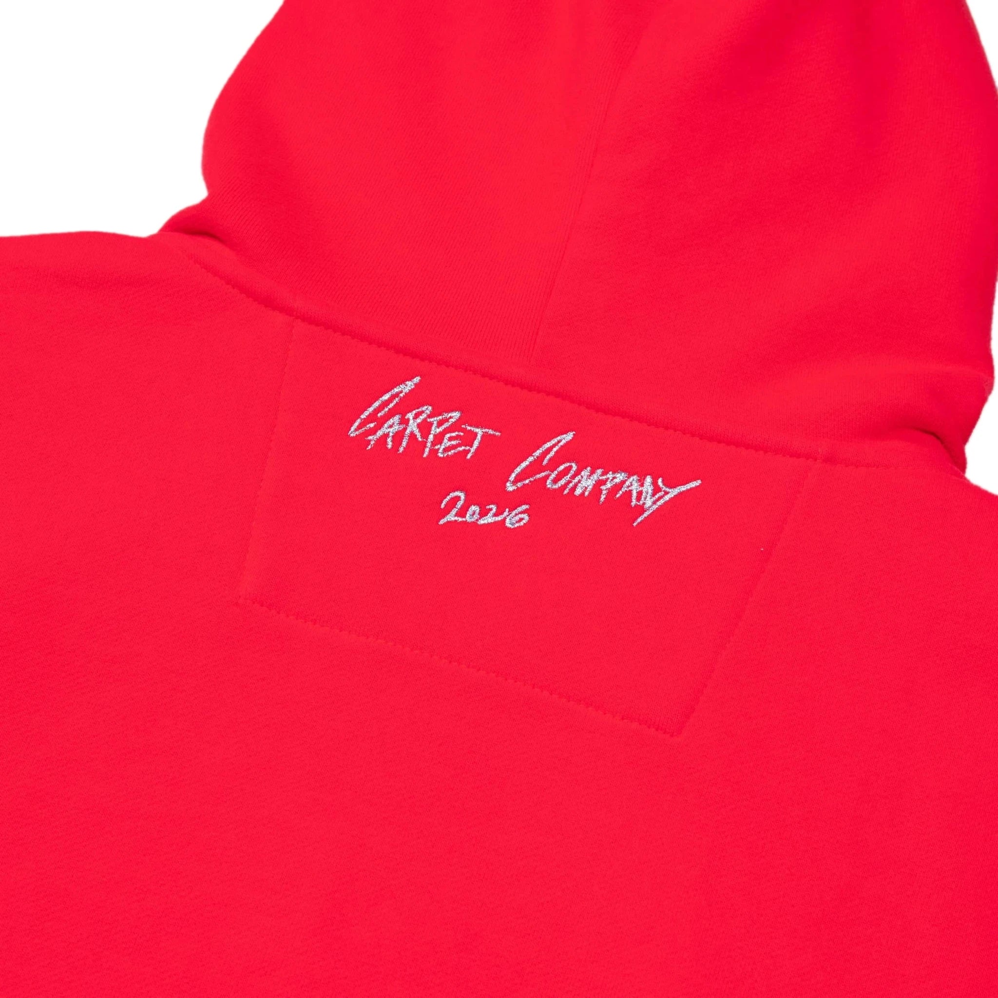 Carpet Company C - Star Zip Hoodie - Red - Gallery Streetwear