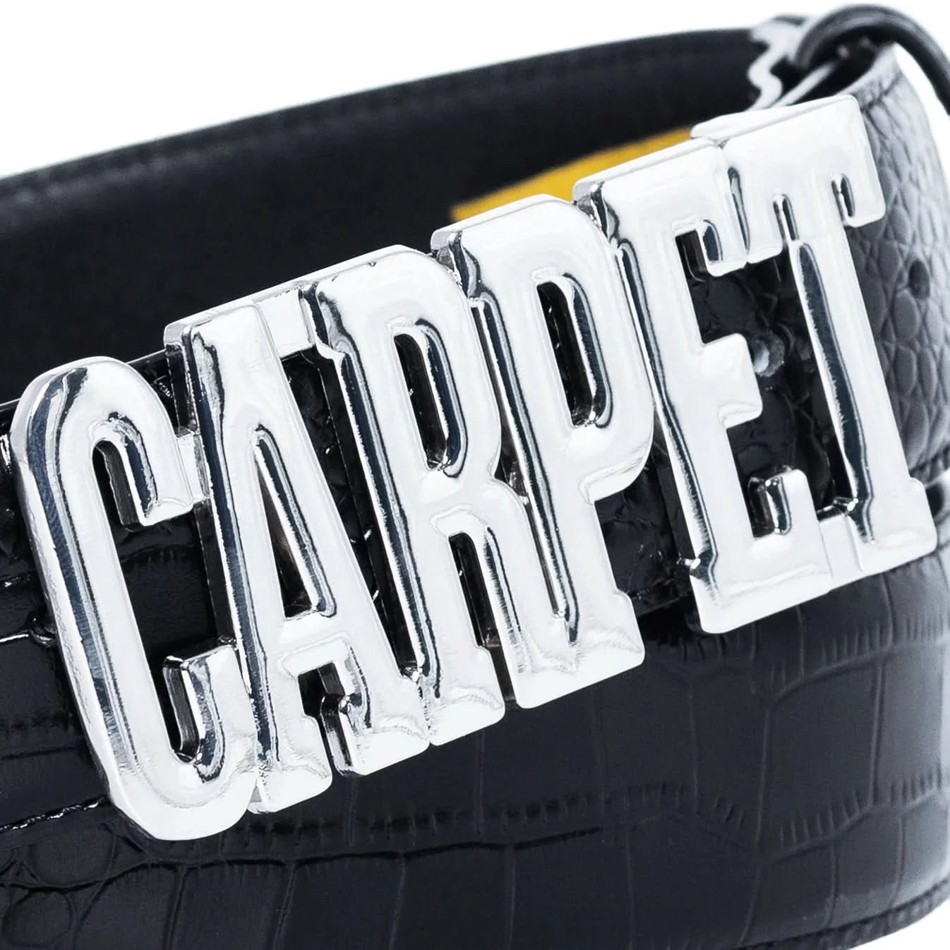 Carpet Company Croc Skin Leather Belt - Gallery Streetwear