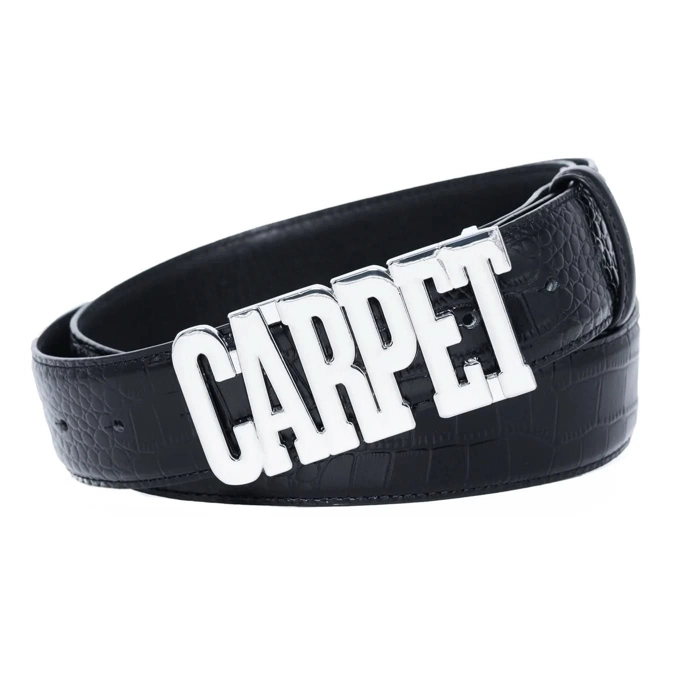 Carpet Company Croc Skin Leather Belt - Gallery Streetwear