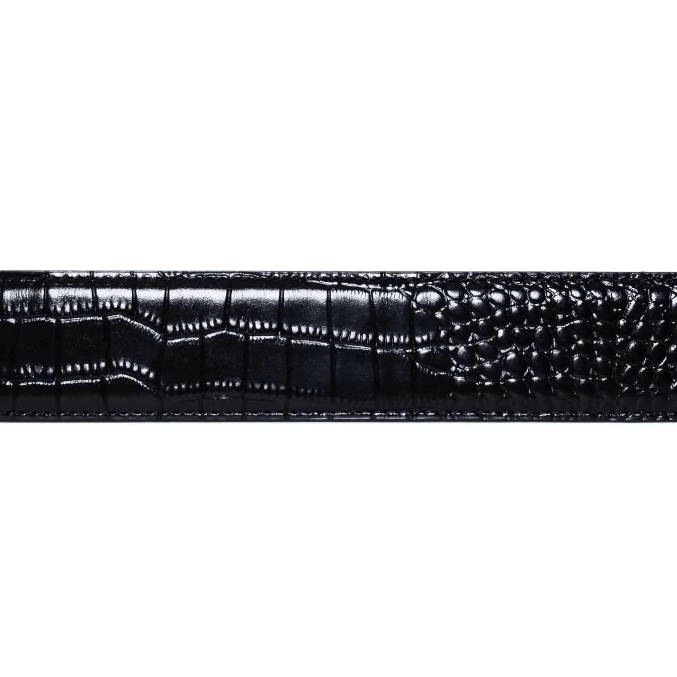 Carpet Company Croc Skin Leather Belt - Gallery Streetwear