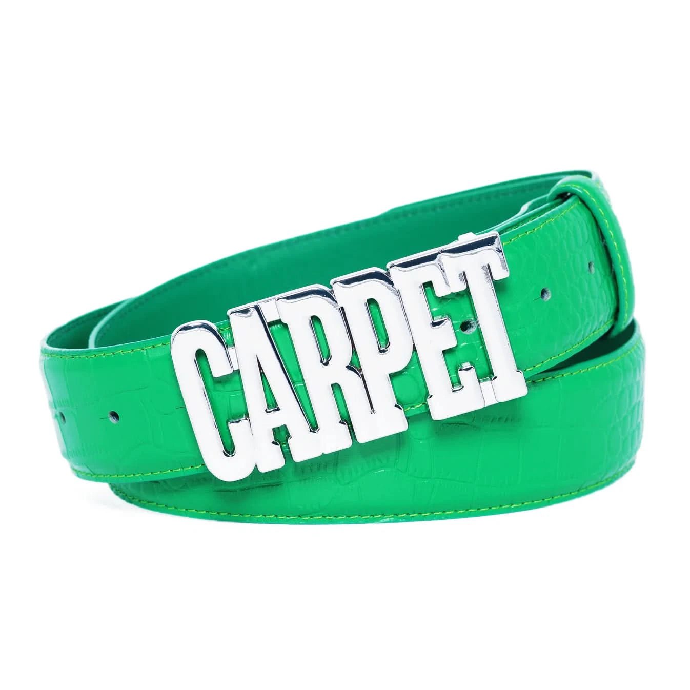 Carpet Company Croc Skin Leather Belt - Gallery Streetwear