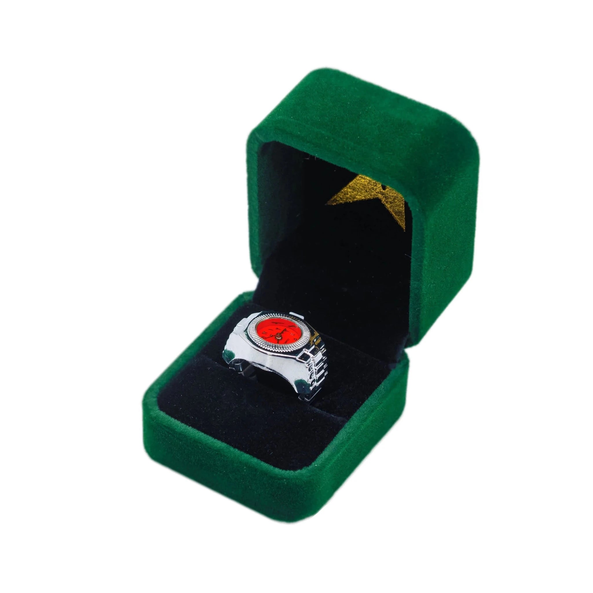 Carpet Company Finger Watch - Silver/Red - Gallery Streetwear