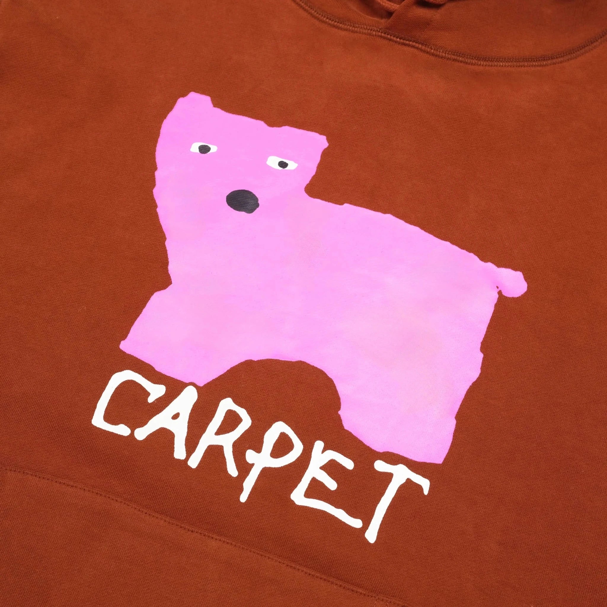 Carpet Company Low IQ Dog Hoodie - Brown - Gallery Streetwear