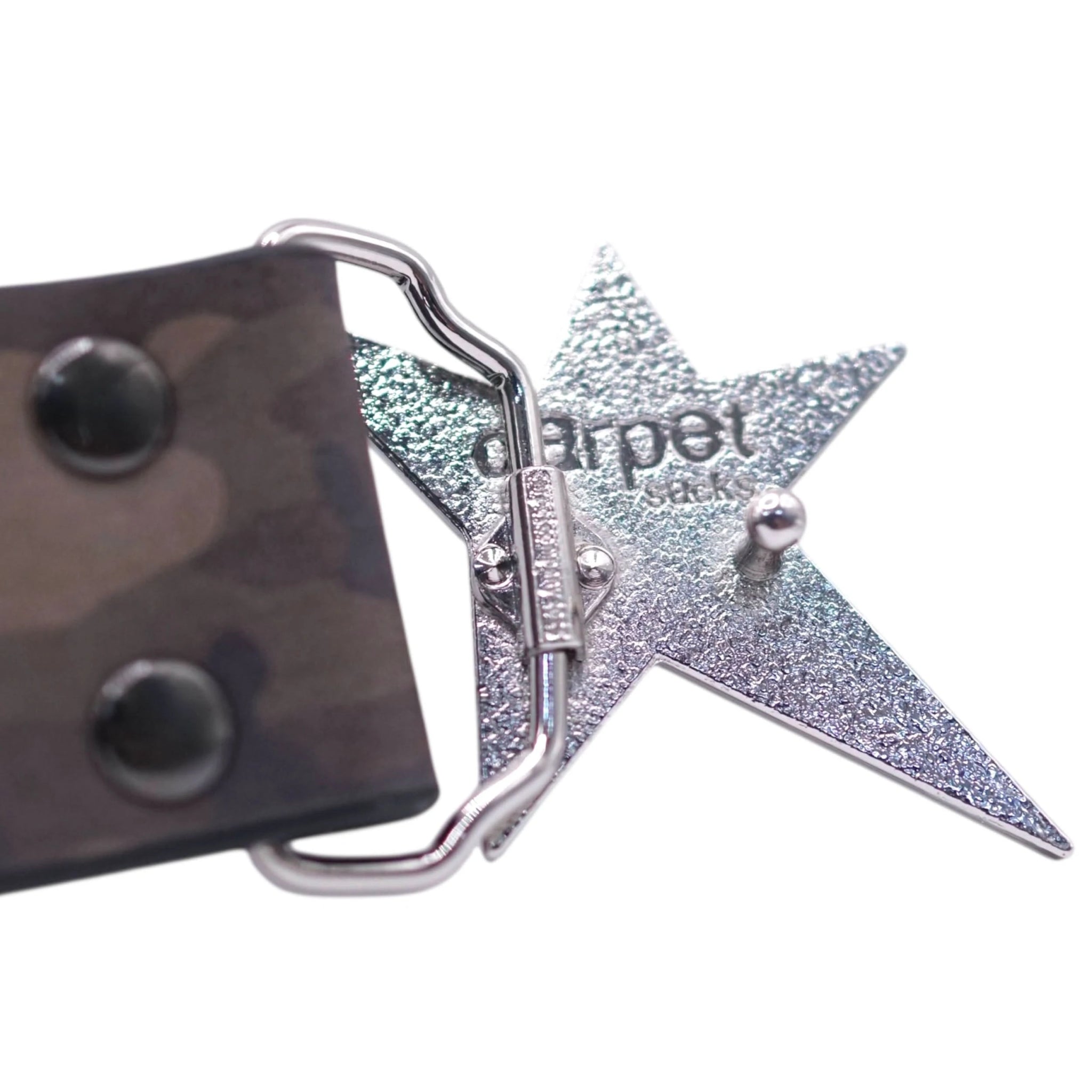 Carpet Company | Riveted Leather Belt – Camo - Gallery Streetwear