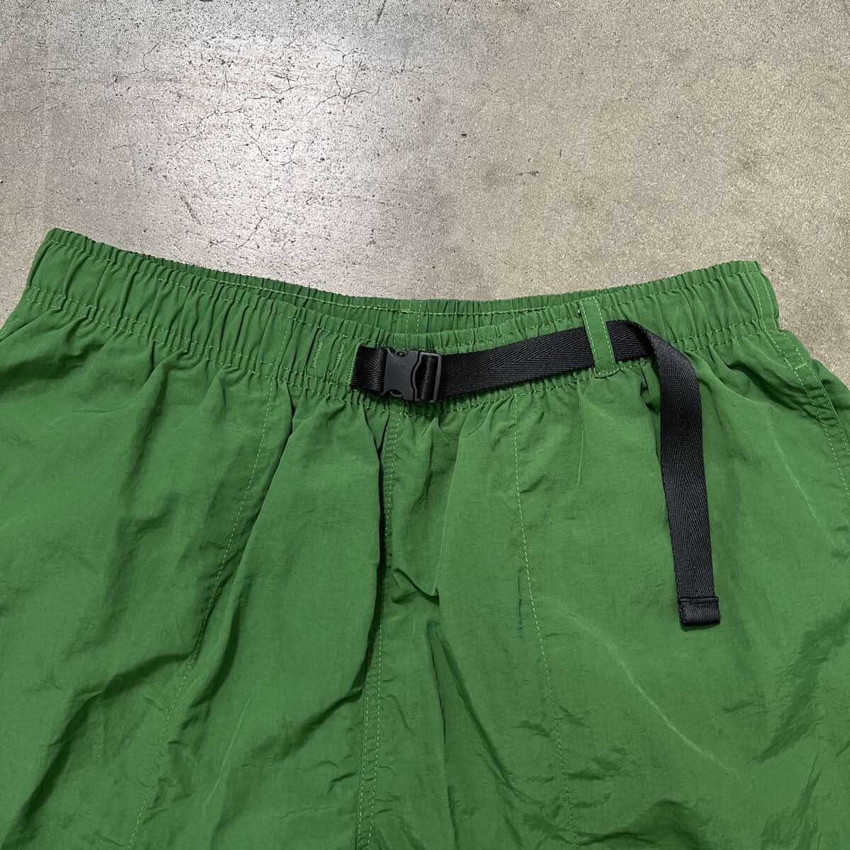 Carrots Stem Nylon Shorts - Green - Gallery Streetwear
