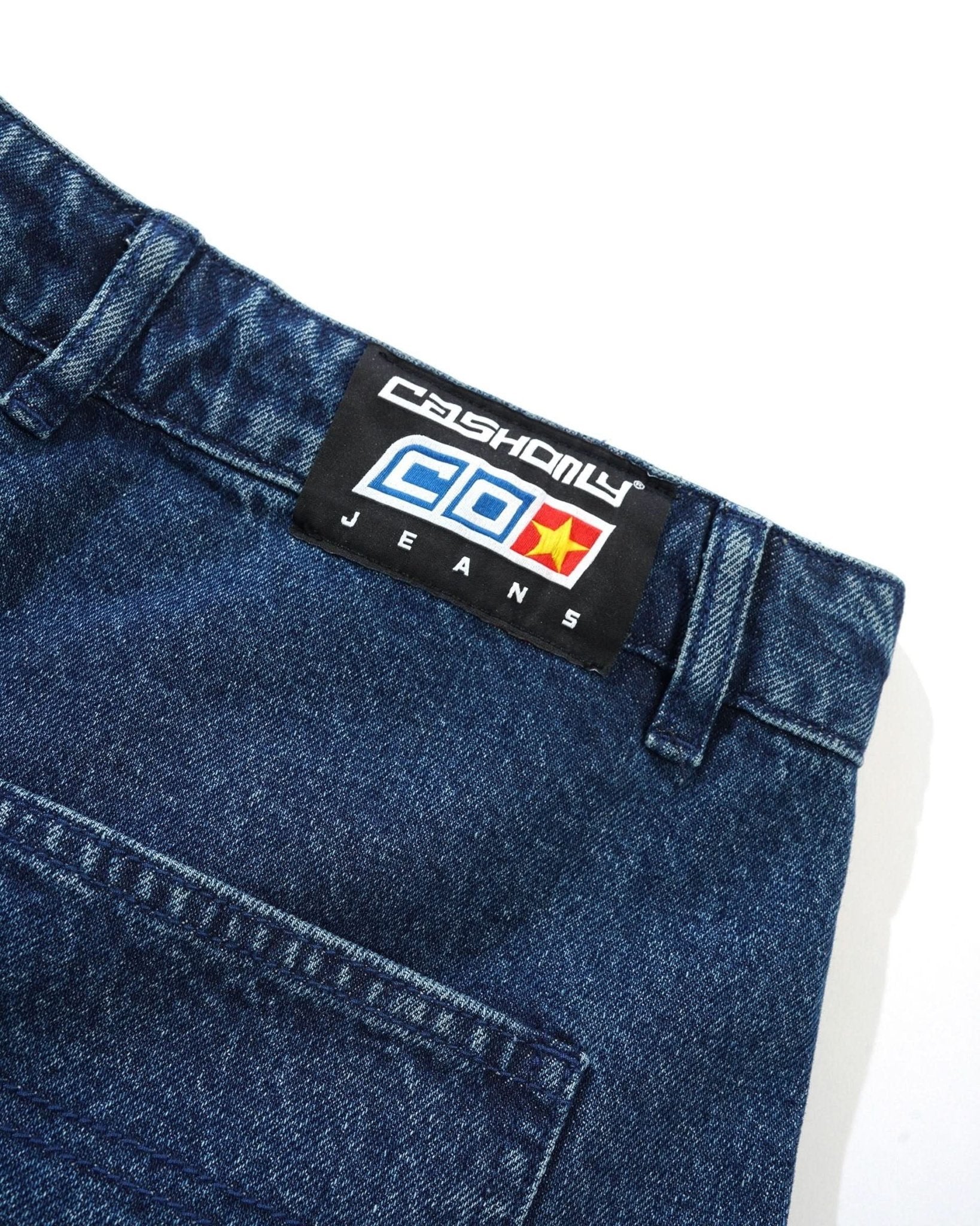 Cash Only Aleka Denim Jeans – Indigo - Gallery Streetwear