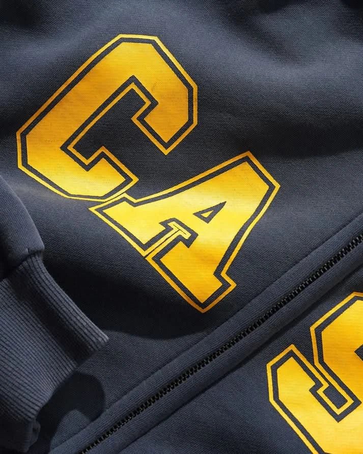Cash Only Campus Zip Hoodie â Washed Navy - Gallery Streetwear