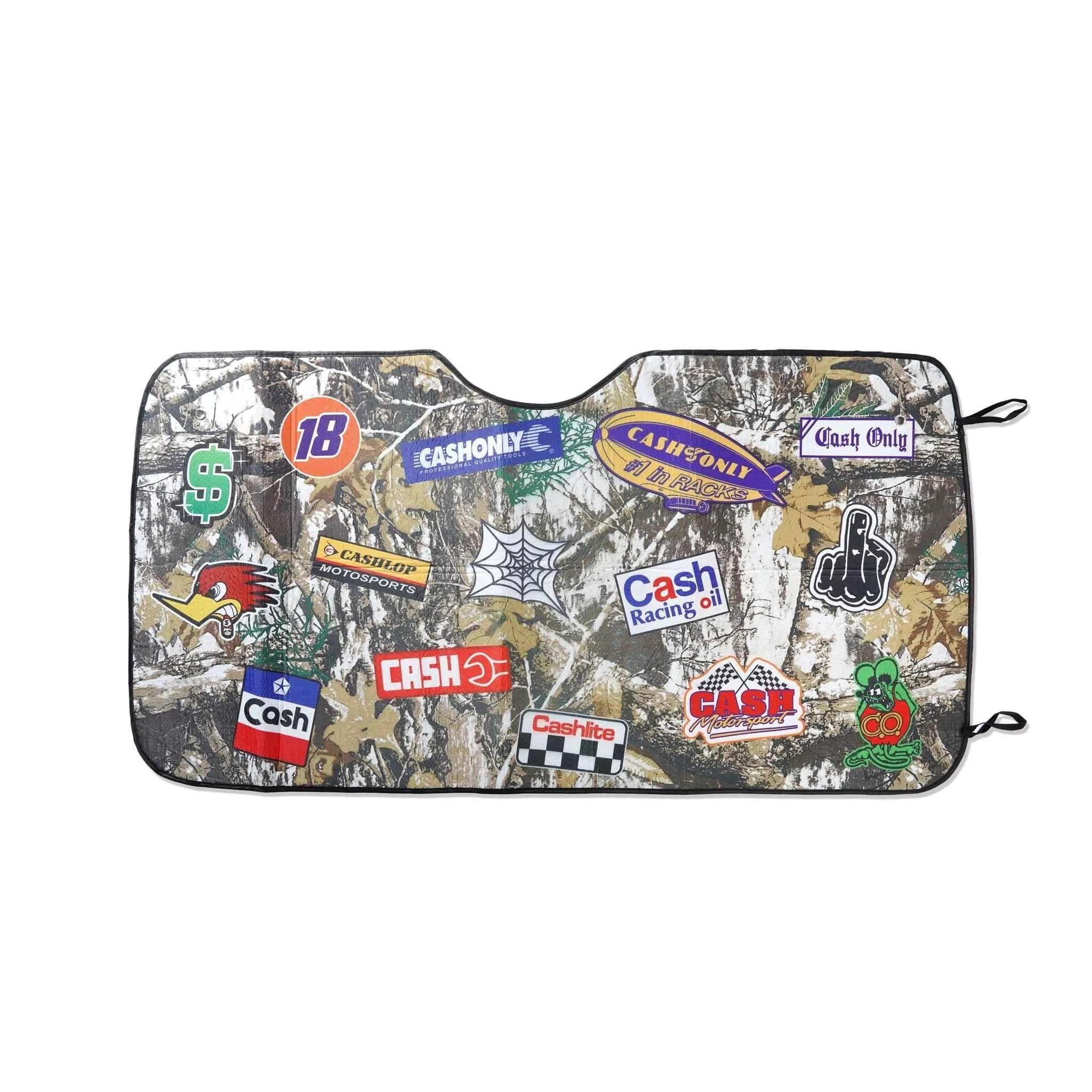Cash Only Car Sunshade - Camo - Gallery Streetwear