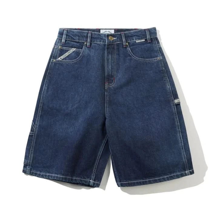Cash Only Company Denim Shorts – Distressed Blue - Gallery Streetwear