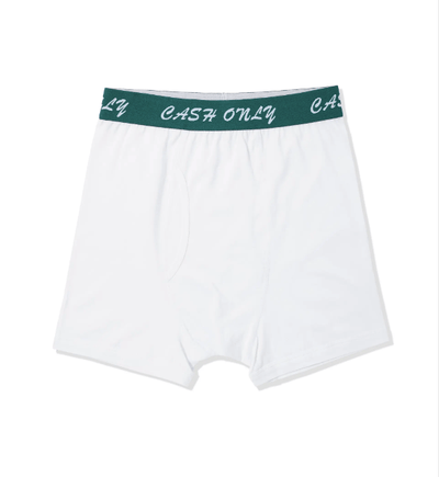 Cash Only | Logo Boxer Briefs – White