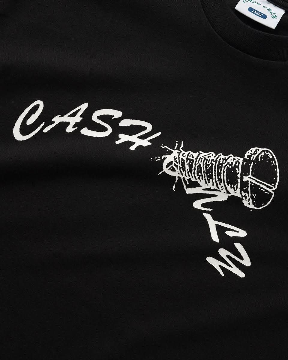 Cash Only Screw Logo Tee - Black - Gallery Streetwear