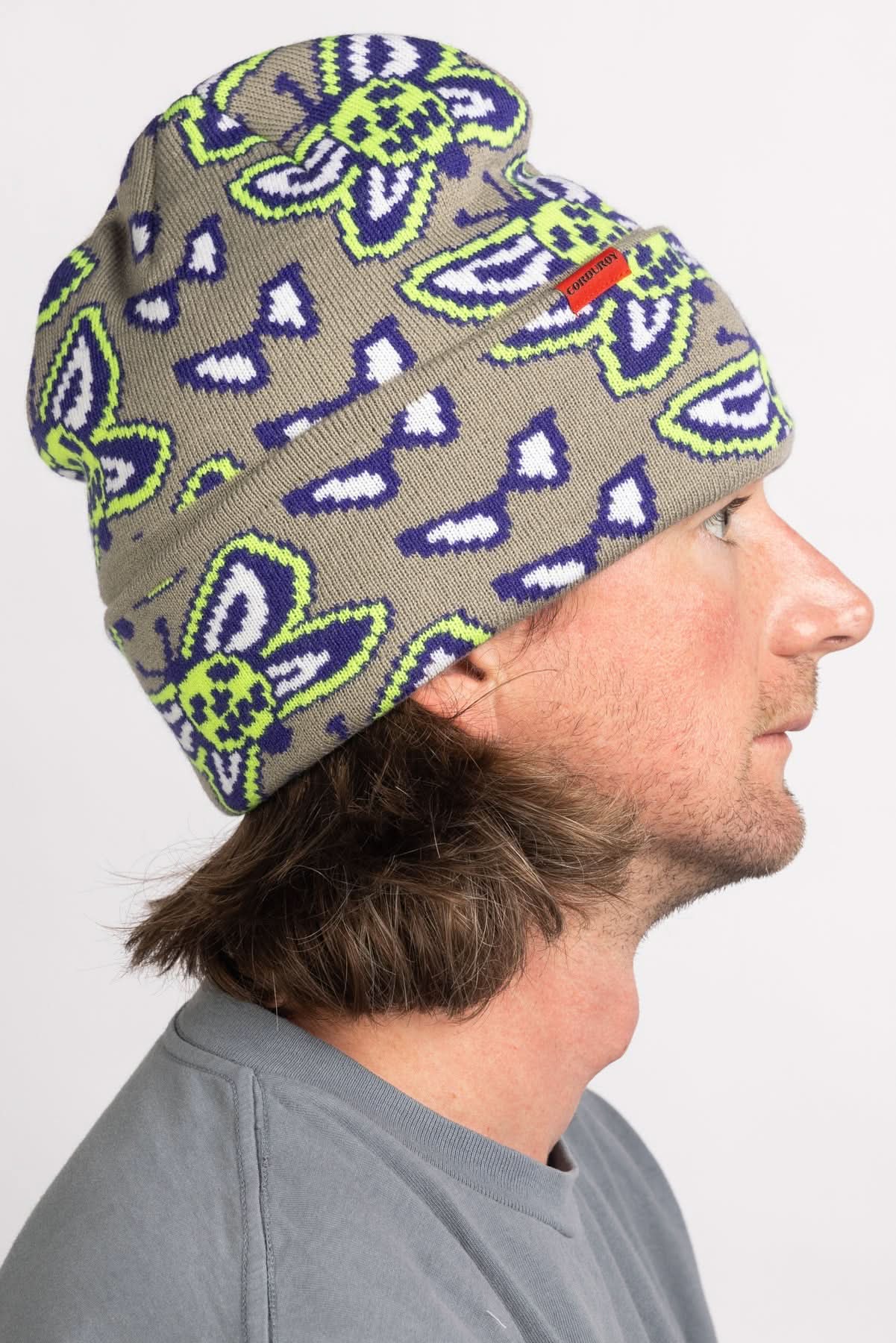 Corduroy | SkullFly Beanie - Gallery Streetwear