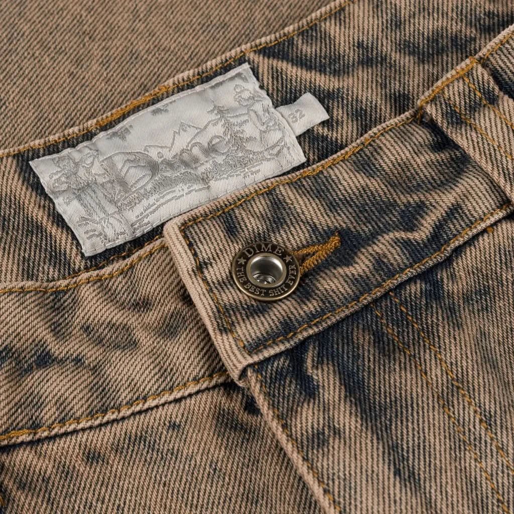 Dime MTL | Baggy Denim Brown - Gallery Streetwear