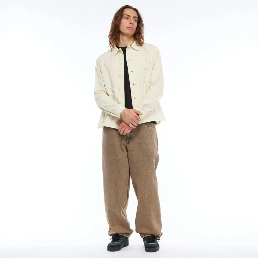 Dime MTL | Baggy Denim Brown - Gallery Streetwear