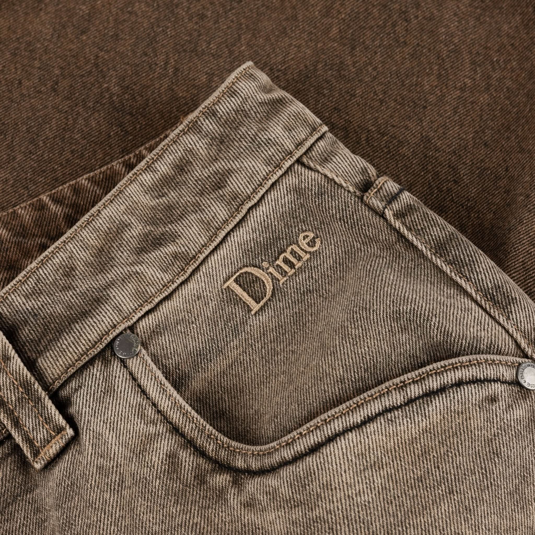Dime MTL | Baggy Denim Dipped Brown - Gallery Streetwear