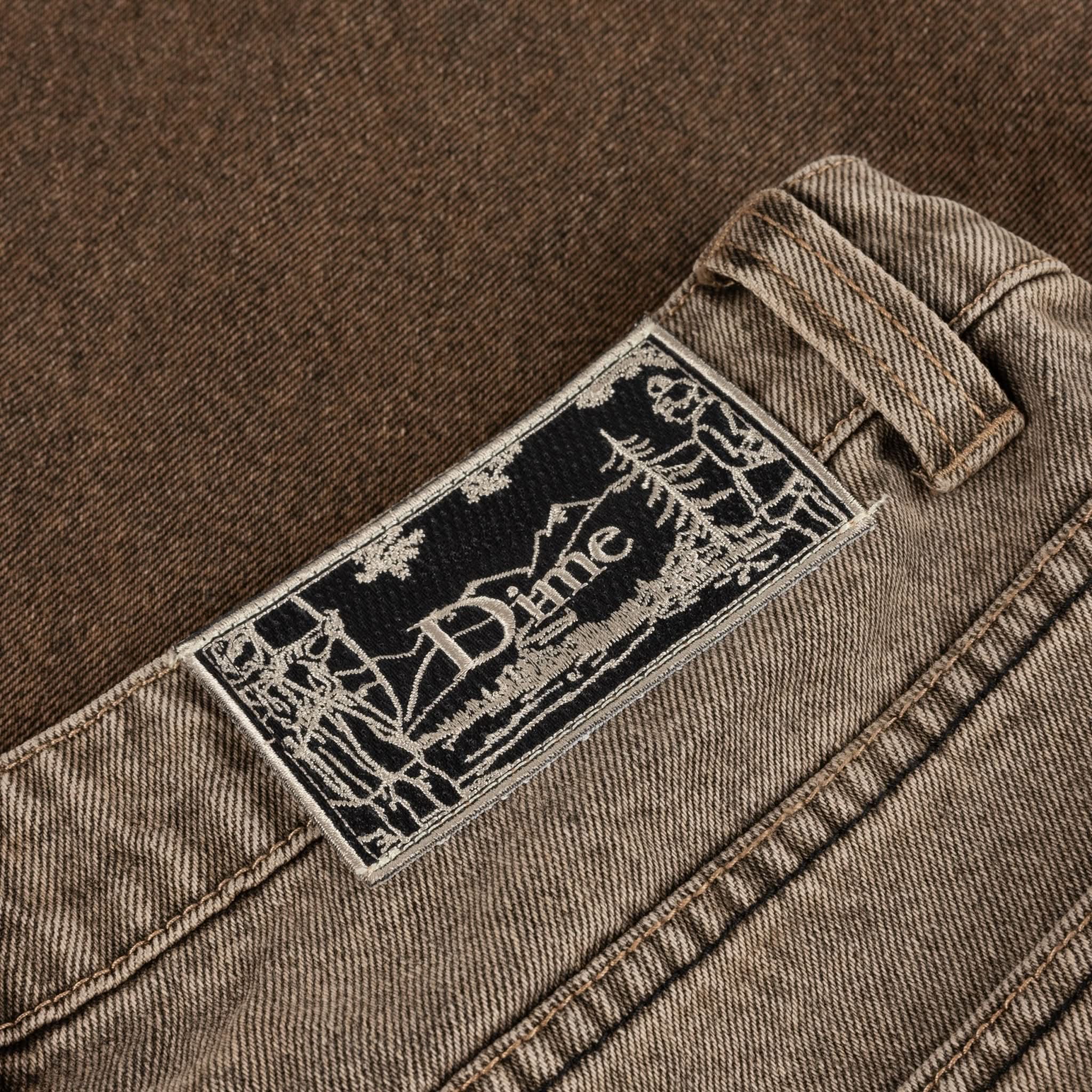 Dime MTL | Baggy Denim Dipped Brown - Gallery Streetwear