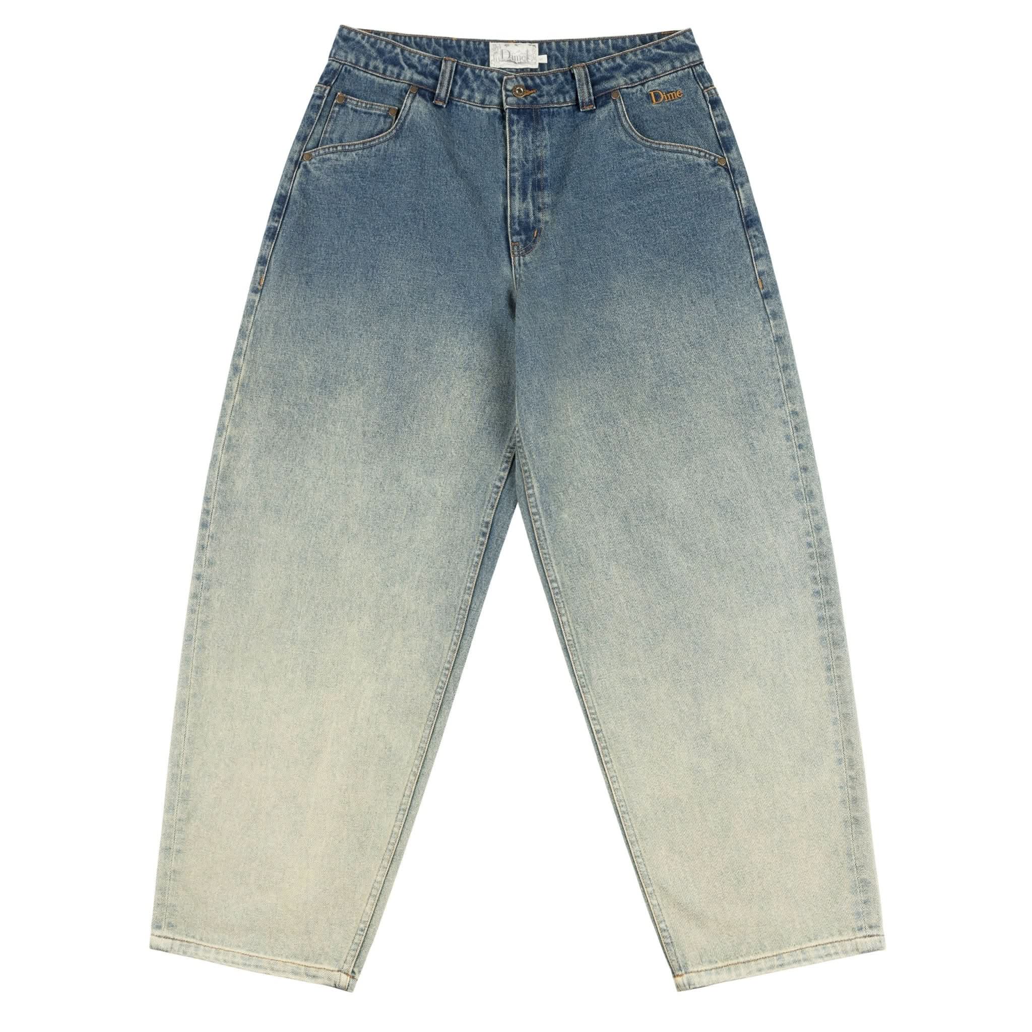 Dime MTL | Baggy Denim Dipped Indigo - Gallery Streetwear front