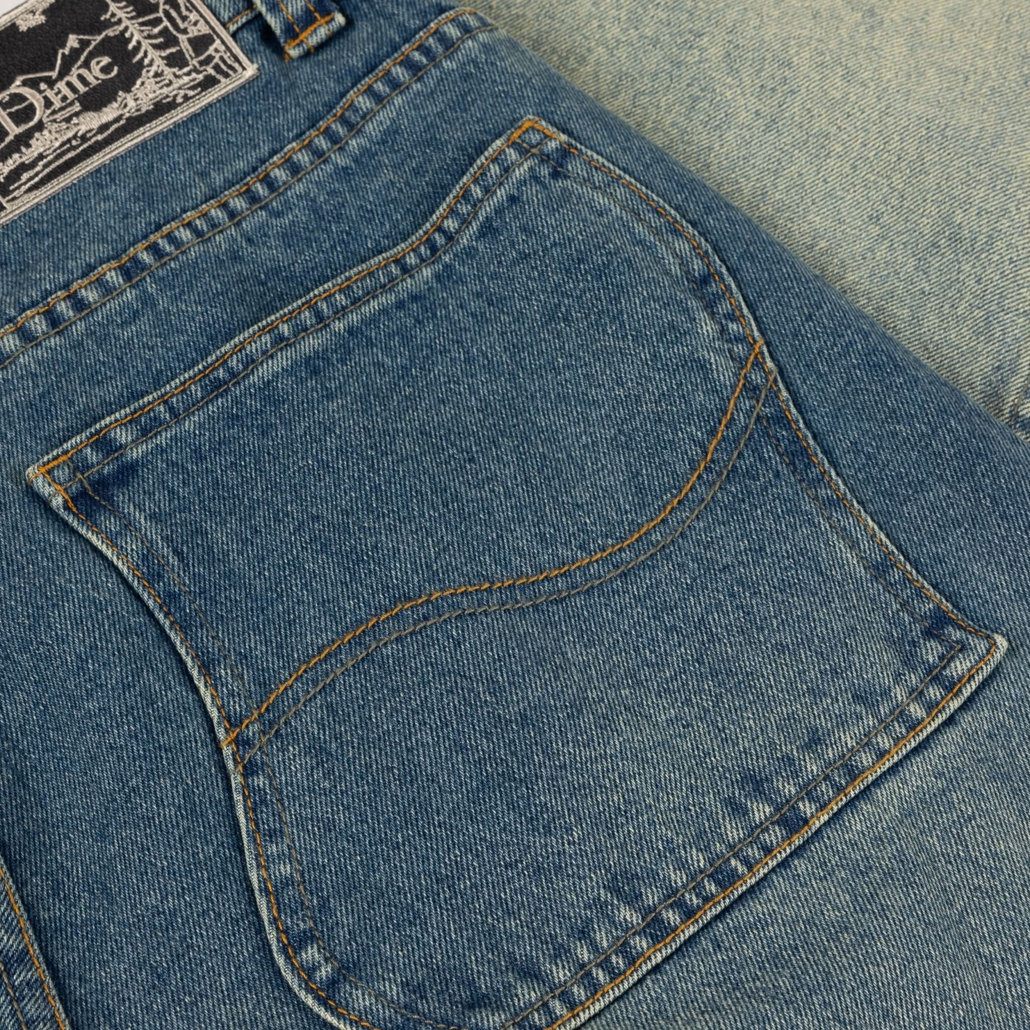 Dime MTL | Baggy Denim Dipped Indigo - Gallery Streetwear