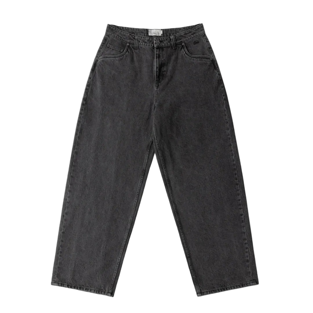 Dime MTL Baggy Denim Pant – Knowmatic Black - Gallery Streetwear Canada, Kelowna's only place to buy Dime MTL Clothing