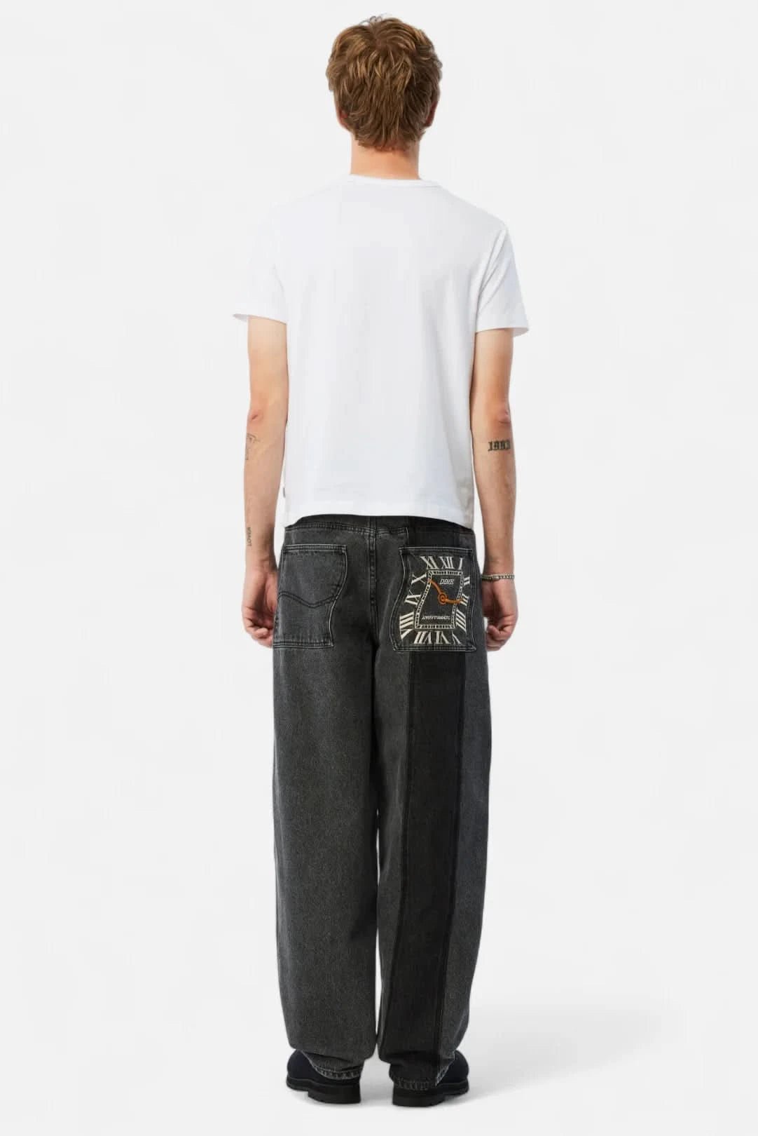 Dime MTL Baggy Denim Pant – Knowmatic Black - Gallery Streetwear