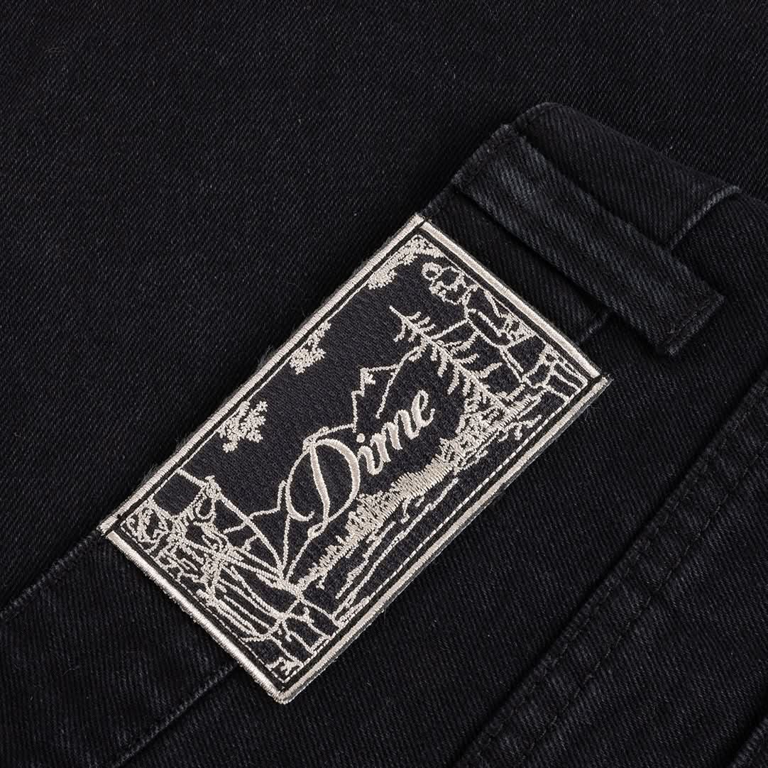 Dime MTL Baggy Denim Pants – Black - Gallery Streetwear