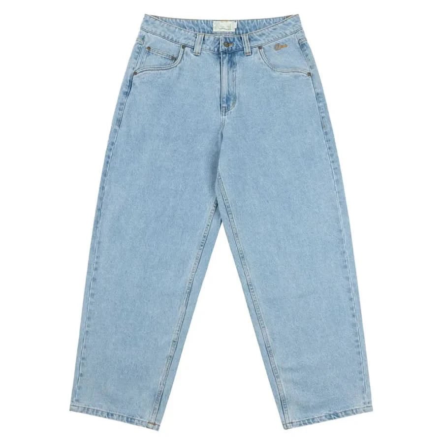 Dime MTL Baggy Denim Pants – Blue Washed - Gallery Streetwear