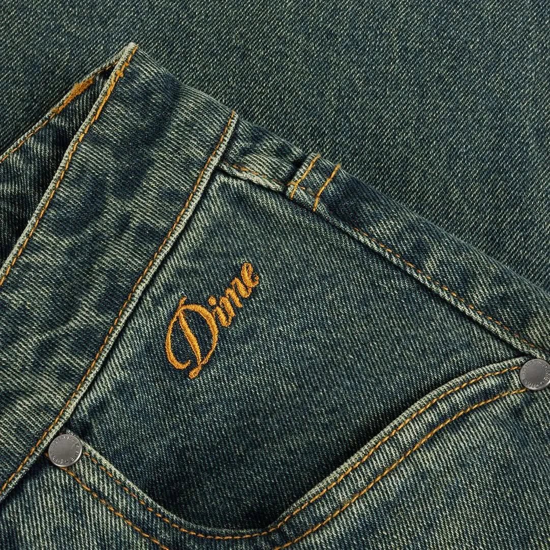 Dime MTL Baggy Denim Pants – Sandblasted Pine - Gallery Streetwear