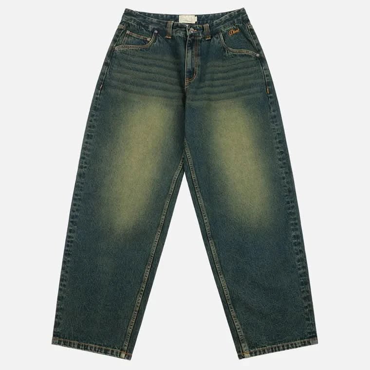 Dime MTL Baggy Denim Pants – Sandblasted Pine - Gallery Streetwear
