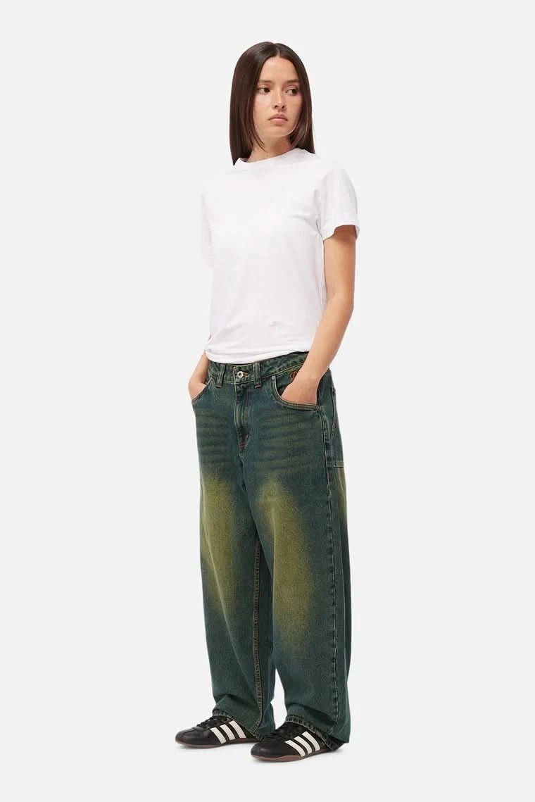 Dime MTL Baggy Denim Pants – Sandblasted Pine - Gallery Streetwear