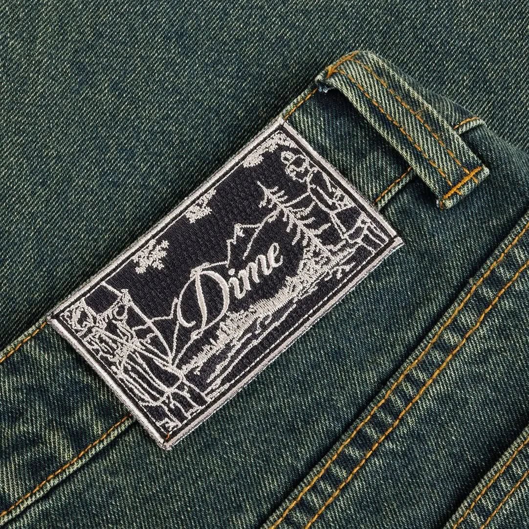 Dime MTL Baggy Denim Pants – Sandblasted Pine - Gallery Streetwear