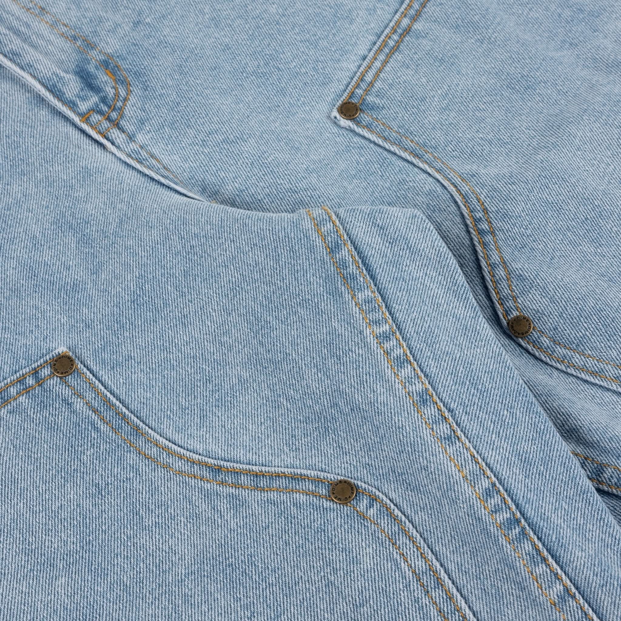 Dime MTL | Carpenter Denim Short Blue Washed - Gallery Streetwear