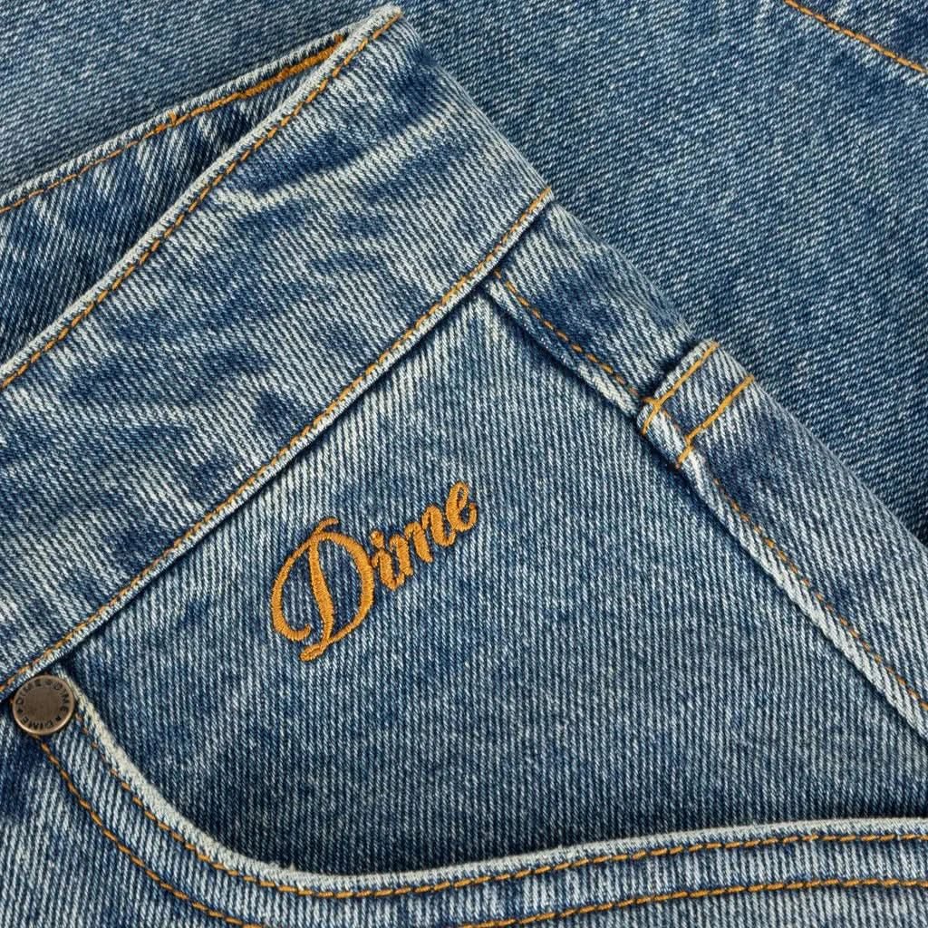 Dime MTL | Carpenter Denim Shorts – Sandblasted Indigo - Gallery Streetwear