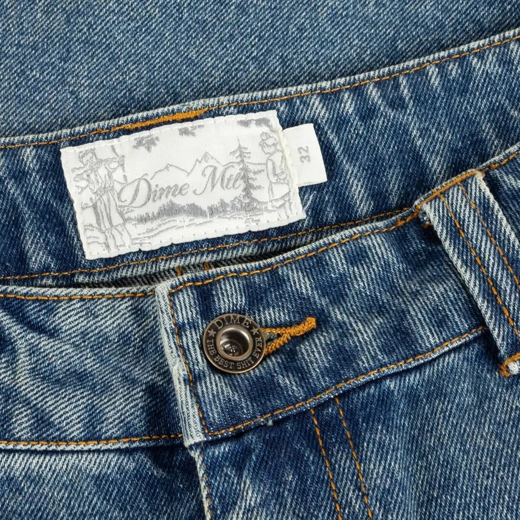 Dime MTL | Carpenter Denim Shorts – Sandblasted Indigo - Gallery Streetwear