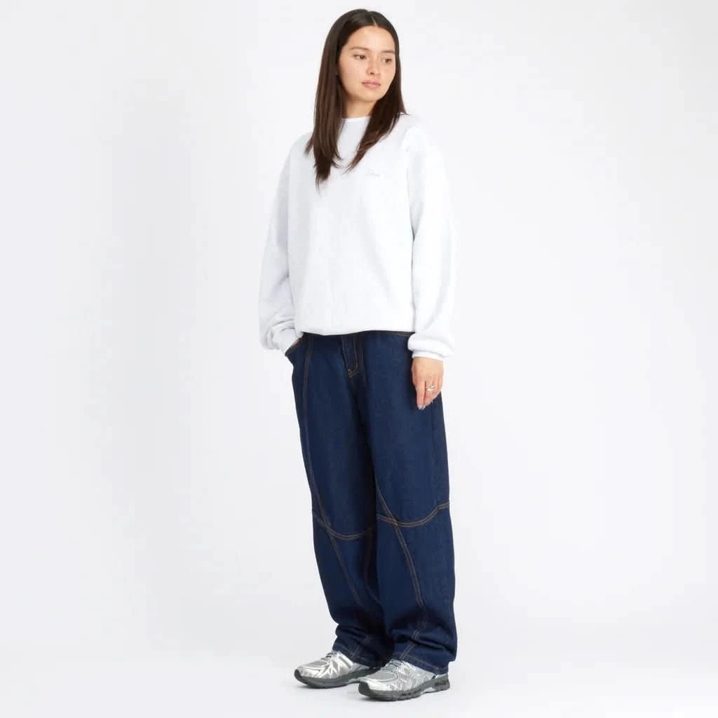 Dime MTL Classic Baggy Denim Pants – Paneled Indigo Skate Jeans - Gallery Streetwear