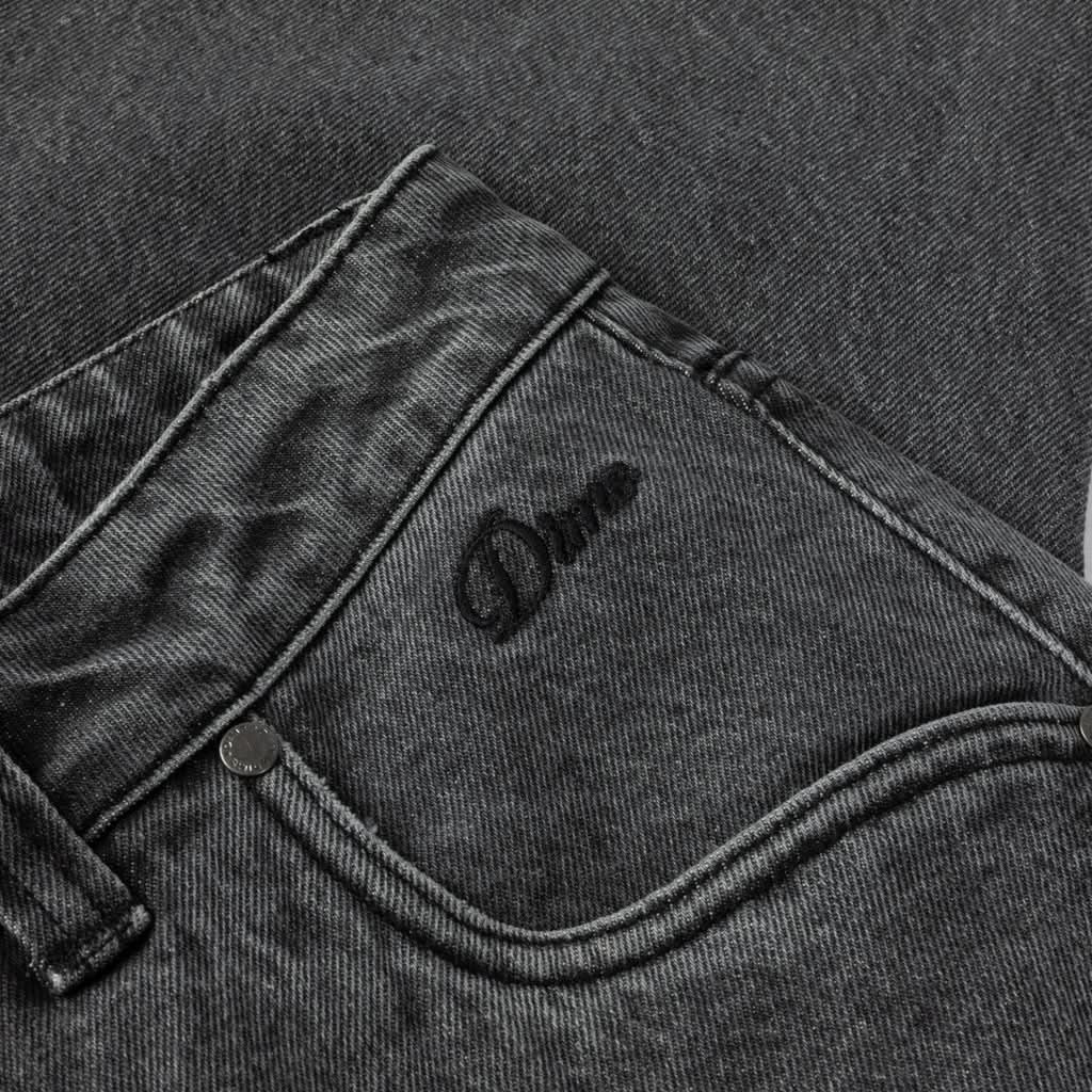 Dime MTL Classic Relaxed Denim Pants – Faded Black Skate Jeans - Gallery Streetwear