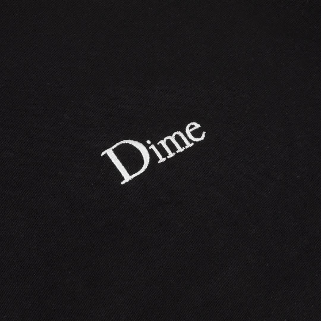 Dime MTL Classic Small Logo Tee - Black - Gallery Streetwear