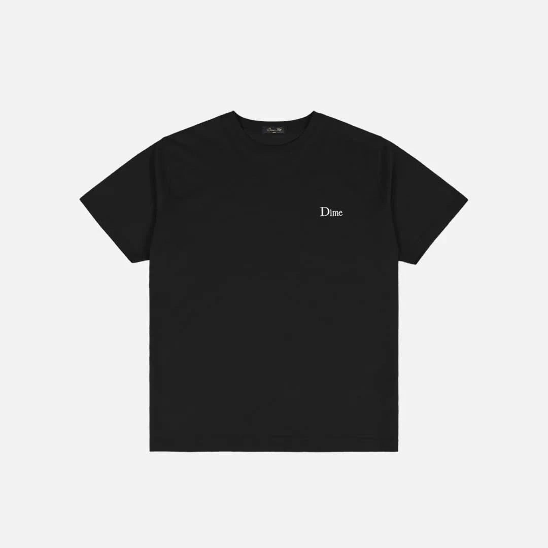 Dime MTL Classic Small Logo Tee - Black - Gallery Streetwear