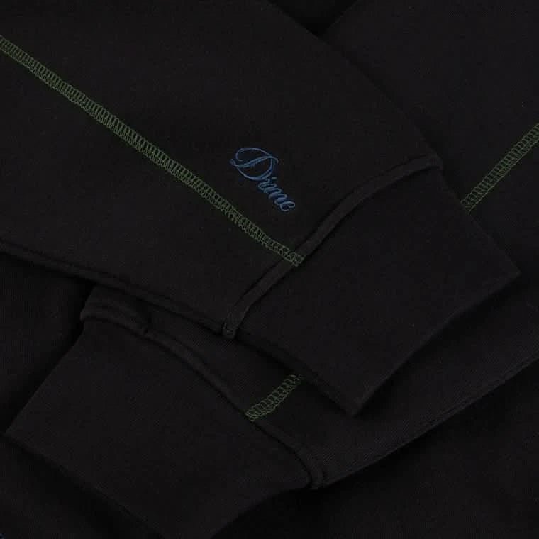 Dime MTL Court Zip Hoodie – Black - Gallery Streetwear