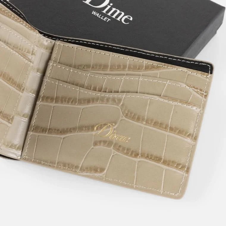 Dime MTL Croc Bi - fold Wallet - Gallery Streetwear