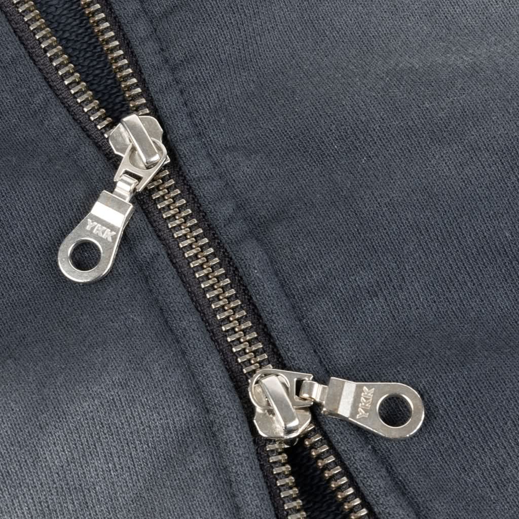 Dime MTL | Cropped Zip Hoodie - Black - Gallery Streetwear