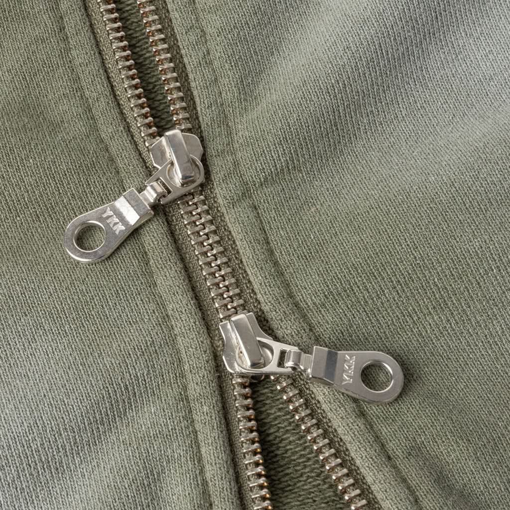 Dime MTL | Cropped Zip Hoodie – Green - Gallery Streetwear