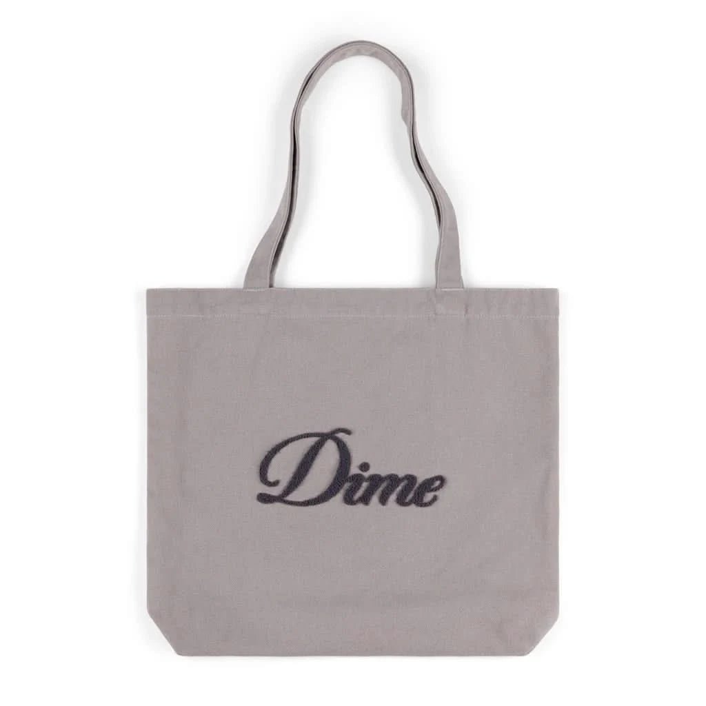 Dime MTL | Cursive Chenille Tote Bag - Gallery Streetwear