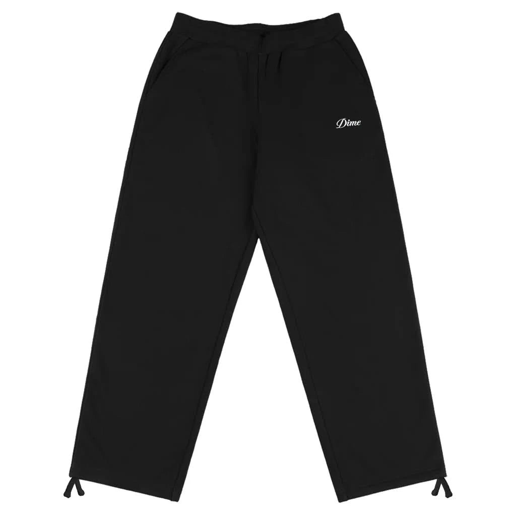 Dime MTL | Cursive Logo Sweatpants – Black - Gallery Streetwear
